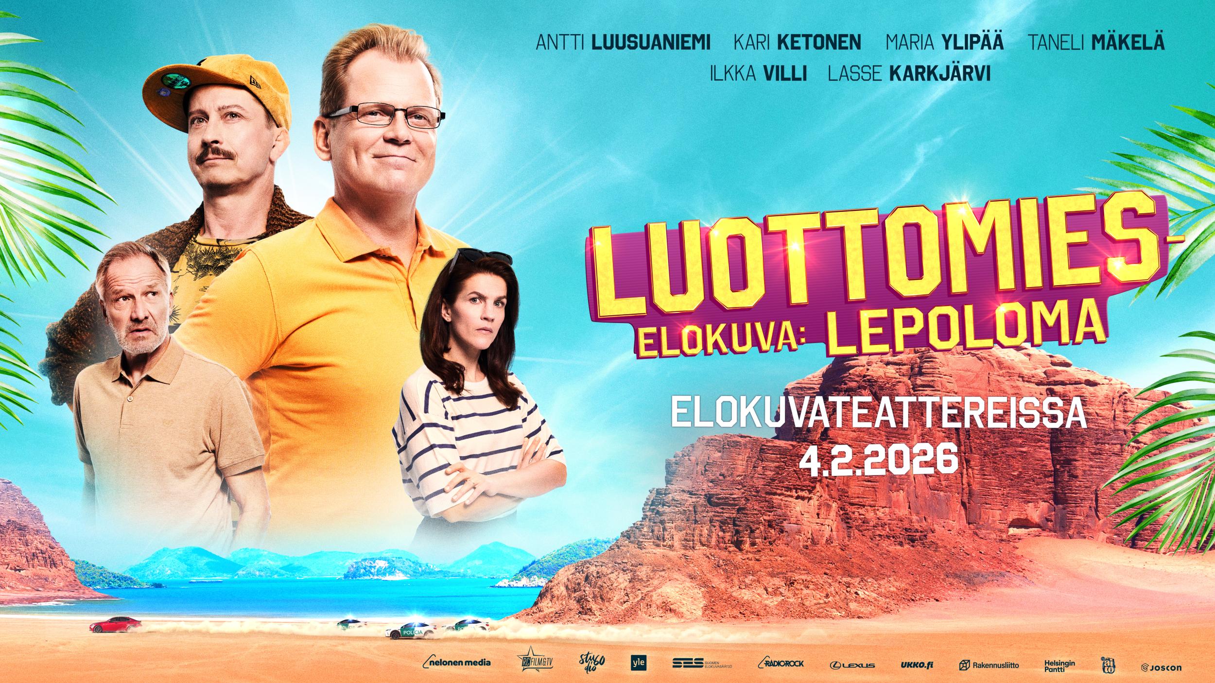 Yli 100 000 katsojaa – Luottomies-elokuva: Lepoloma nousi hitiksi: